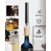 imageCIRCLE JOY 4 in 1 Air Pump Wine Bottle Opener Set With Foil Cutter Wine Pourer Vacuum Stopper and Storage Base Efficient Corkscrew Bottle Opener Without Damaging Corks Gifts for Wine Lover