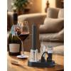 imageCIRCLE JOY 4 in 1 Air Pump Wine Bottle Opener Set With Foil Cutter Wine Pourer Vacuum Stopper and Storage Base Efficient Corkscrew Bottle Opener Without Damaging Corks Gifts for Wine Lover
