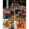 imageCIRCLE JOY 6in1 Electric Wine Opener Set Rechargeable Stainless Steel Wine Opener Gift Set with Foil Cutter Rechargeable ampamp Manual Wine Aerator Pourers Vacuum Wine Stopper and Storage Base SilverRechargeable  Silver