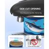 imageCIRCLE JOY Electric Can Opener Can Opener Electric for Seniors with Smooth Edge FoodSafe Automatic Can Opener Portable Battery Operated Can Openers for Almost Any Can Sizes GreenBlack