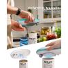 imageCIRCLE JOY Electric Can Opener Can Opener Electric for Seniors with Smooth Edge FoodSafe Automatic Can Opener Portable Battery Operated Can Openers for Almost Any Can Sizes GreenGreen