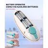 imageCIRCLE JOY Electric Can Opener Can Opener Electric for Seniors with Smooth Edge FoodSafe Automatic Can Opener Portable Battery Operated Can Openers for Almost Any Can Sizes GreenGreen