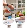 imageCIRCLE JOY Electric Can Opener Can Opener Electric for Seniors with Smooth Edge FoodSafe Automatic Can Opener Portable Battery Operated Can Openers for Almost Any Can Sizes GreenSilver