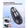 imageCIRCLE JOY Electric Can Opener Can Opener Electric for Seniors with Smooth Edge FoodSafe Automatic Can Opener Portable Battery Operated Can Openers for Almost Any Can Sizes GreenBlack