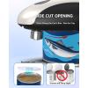 imageCIRCLE JOY Electric Can Opener Can Opener Electric for Seniors with Smooth Edge FoodSafe Automatic Can Opener Portable Battery Operated Can Openers for Almost Any Can Sizes GreenRechargeable  Black White