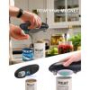 imageCIRCLE JOY Electric Can Opener Can Opener Electric for Seniors with Smooth Edge FoodSafe Automatic Can Opener Portable Battery Operated Can Openers for Almost Any Can Sizes GreenBlack