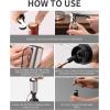 imageCIRCLE JOY Electric Wine Bottle Opener Set Rechargeable 5in1 Wine Set with Foil Cutter Electric Wine Opener Electric 2in1 Wine Aerator ampamp Pourer Electric Vacuum Wine Stopper Black SilverSilver  Lite