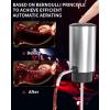 imageCIRCLE JOY Electric Wine Bottle Opener Set Rechargeable 5in1 Wine Set with Foil Cutter Electric Wine Opener Electric 2in1 Wine Aerator ampamp Pourer Electric Vacuum Wine Stopper Black SilverSilver  Lite