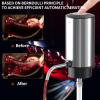 imageCIRCLE JOY Electric Wine Bottle Opener Set Rechargeable 5in1 Wine Set with Foil Cutter Electric Wine Opener Electric 2in1 Wine Aerator ampamp Pourer Electric Vacuum Wine Stopper Black SilverSilver