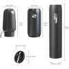 imageCIRCLE JOY Electric Wine Bottle Opener Set Rechargeable 5in1 Wine Set with Foil Cutter Electric Wine Opener Electric 2in1 Wine Aerator ampamp Pourer Electric Vacuum Wine Stopper Black SilverBlack  Plus