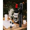 imageCIRCLE JOY Electric Wine Bottle Opener Set Rechargeable Wine Corkscrew Cordless Wine Opener Gift Set with Charging Base Foil Cutter Wine Aerator Pourer and Vacuum Wine Stopper7in1 Wine Set with Rechargeable Aerator Pourer