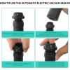 imageCIRCLE JOY Electric Wine Bottle Opener Set Rechargeable Wine Corkscrew Cordless Wine Opener Gift Set with Charging Base Foil Cutter Wine Aerator Pourer and Vacuum Wine Stopper7in1 Wine Set with Charging Base
