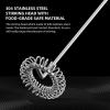 imageCIRCLE JOY Milk Frother Handheld Rechargeable Milk Foamer Electric Mini Drink Mixer with Stainless Steel Whisk for Coffee Cappuccino Lattes Frappe Matcha and Hot Chocolate PinkBlack
