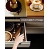 imageCIRCLE JOY Portable Rechargeable Milk Frother Hanheld Dual Spring Whisk Electric Coffee Frother Wand Drink Mixer for Matcha Lattes Cappuccino Kitchen Gifts PinkRechargeableBlack
