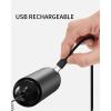 imageCIRCLE JOY Portable Rechargeable Milk Frother Hanheld Dual Spring Whisk Electric Coffee Frother Wand Drink Mixer for Matcha Lattes Cappuccino Kitchen Gifts PinkRechargeableBlack