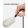 imageCIRCLE JOY Portable Rechargeable Milk Frother Hanheld Dual Spring Whisk Electric Coffee Frother Wand Drink Mixer for Matcha Lattes Cappuccino Kitchen Gifts PinkRechargeableBeige