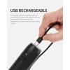 imageCIRCLE JOY Rechargeable Milk Frother Handheld Coffee Frother Wand Drink Mixer with Stainless Steel Whisk for Coffee Cappuccino Lattes Frappe Matcha and Hot Chocolate BlackBlack