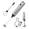 imageCIRCLE JOY Powerful Milk Frother Handheld with 3Speed Coffee Frother Wand Rechargeable Mini Drink Mixer with 2 Stainless Steel Whisk for Matcha Hot Chocolate Cappuccinoampamp Egg Mini Frother