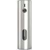 imageCIRCLE JOY Rechargeable Electric Salt and Pepper Grinder Set with Base Automatic Pepper Mill Grinders with 110ml Container Adjustable Coarseness and White LED Light BlackRechargeable  Silver