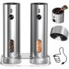 Rechargeable Set with Base - Silver