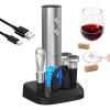 5-in-1 Rechargeable Wine Set - Silver