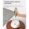 imageCIRCLE JOY Rechargeable Milk Frother Handheld with Stand Coffee Frother Wand Drink Mixer with Dual Spring Whisk for Coffee Cappuccino Lattes Frappe Matcha and Hot Chocolate GreenGreen