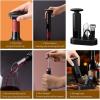 imageCIRCLE JOY 4in1 Wine Bottle Opener Set With Foil Cutter Wine Pourer Vacuum Stopper and Storage Base Corkscrew Cork Remove Bartenders Restaurants ampamp Home Ideal Gift
