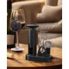 imageCIRCLE JOY 4in1 Wine Bottle Opener Set With Foil Cutter Wine Pourer Vacuum Stopper and Storage Base Corkscrew Cork Remove Bartenders Restaurants ampamp Home Ideal Gift