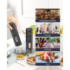 image:imageCIRCLE JOY Electric Salt and Pepper Grinder Set with Rechargeable Base Upgraded Stainless Steel Automatic Salt and Pepper Shakers with 2 Grinding Speeds External Adjustment and 176ml Capacity SilverRechargeable Set with Base  Black  Plus