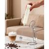 image:imageCIRCLE JOY Rechargeable Handheld Milk Frother Wand with Stand 3 Variable Speeds 3 Whisks and Storage Box Electric Drink Mixer for Latte Cappuccino Hot Chocolate Eggs and Protein Powder BeigeRechargeable with Storage Stand and Box  Beige