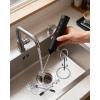 image:imageCIRCLE JOY Rechargeable Handheld Milk Frother Wand with Stand 3 Variable Speeds 3 Whisks and Storage Box Electric Drink Mixer for Latte Cappuccino Hot Chocolate Eggs and Protein Powder BeigeRechargeable with Storage Stand and Box  Black