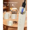 image:imageCIRCLE JOY Rechargeable Handheld Milk Frother Wand with Stand 3 Variable Speeds 3 Whisks and Storage Box Electric Drink Mixer for Latte Cappuccino Hot Chocolate Eggs and Protein Powder BeigeRechargeable with Storage Stand and Box  Beige
