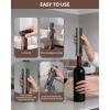 image:imageCIRCLE JOY Rechargeable Electric Wine Opener 6In1 Cordless Electric Wine Bottle Opener with Pourer Foil Cutter 2 Vacuum Preservation Stoppers and Storage Base Gifts for Wine Lovers