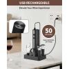 image:imageCIRCLE JOY Rechargeable Electric Wine Opener 6In1 Cordless Electric Wine Bottle Opener with Pourer Foil Cutter 2 Vacuum Preservation Stoppers and Storage Base Gifts for Wine Lovers