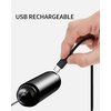image:imageCIRCLE JOY Rechargeable 2Speed Handheld Milk Frother with Stand Dual Spring Whisk Electric Foamer Portable amp Detachable Coffee Frother Wand Drink Mixer for Lattes Macchiato Hot Chocolate SilverStand  Storage Cover Black