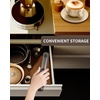 image:imageCIRCLE JOY Rechargeable 2Speed Handheld Milk Frother with Stand Dual Spring Whisk Electric Foamer Portable amp Detachable Coffee Frother Wand Drink Mixer for Lattes Macchiato Hot Chocolate SilverStorage CoverBrown