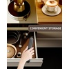 image:imageCIRCLE JOY Rechargeable 2Speed Handheld Milk Frother with Stand Dual Spring Whisk Electric Foamer Portable amp Detachable Coffee Frother Wand Drink Mixer for Lattes Macchiato Hot Chocolate SilverStorage Cover Black