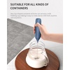 image:imageCIRCLE JOY Rechargeable 2Speed Handheld Milk Frother with Stand Dual Spring Whisk Electric Foamer Portable amp Detachable Coffee Frother Wand Drink Mixer for Lattes Macchiato Hot Chocolate SilverCStand Blue