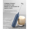 image:imageCIRCLE JOY Rechargeable 2Speed Handheld Milk Frother with Stand Dual Spring Whisk Electric Foamer Portable amp Detachable Coffee Frother Wand Drink Mixer for Lattes Macchiato Hot Chocolate SilverCStand Blue