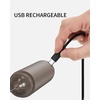 image:imageCIRCLE JOY Rechargeable 2Speed Handheld Milk Frother with Stand Dual Spring Whisk Electric Foamer Portable amp Detachable Coffee Frother Wand Drink Mixer for Lattes Macchiato Hot Chocolate SilverStorage CoverBrown