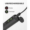 image:imageCIRCLE JOY Rechargeable 2Speed Handheld Milk Frother with Stand Dual Spring Whisk Electric Foamer Portable amp Detachable Coffee Frother Wand Drink Mixer for Lattes Macchiato Hot Chocolate SilverPStorage Cover Black