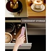 image:imageCIRCLE JOY Rechargeable 2Speed Handheld Milk Frother with Stand Dual Spring Whisk Electric Foamer Portable amp Detachable Coffee Frother Wand Drink Mixer for Lattes Macchiato Hot Chocolate SilverStorage CoverPink