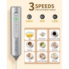 image:imageCIRCLE JOY Rechargeable Handheld Milk Frother Wand with 3 Variable Speeds 3 Whisks and Storage Box Electric Drink Mixer for Latte Cappuccino Hot Chocolate Eggs and Protein Powder SilverRechargeable with Storage Stand and Box  Silver