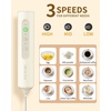 image:imageCIRCLE JOY Rechargeable Handheld Milk Frother Wand with 3 Variable Speeds 3 Whisks and Storage Box Electric Drink Mixer for Latte Cappuccino Hot Chocolate Eggs and Protein Powder SilverRechargeable with Storage Stand and Box  Beige