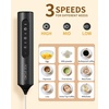 image:imageCIRCLE JOY Rechargeable Handheld Milk Frother Wand with 3 Variable Speeds 3 Whisks and Storage Box Electric Drink Mixer for Latte Cappuccino Hot Chocolate Eggs and Protein Powder SilverRechargeable with Storage Box  Black