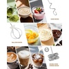 image:imageCIRCLE JOY Rechargeable Handheld Milk Frother Wand with 3 Variable Speeds 3 Whisks and Storage Box Electric Drink Mixer for Latte Cappuccino Hot Chocolate Eggs and Protein Powder SilverRechargeable with Storage Stand and Box  Silver